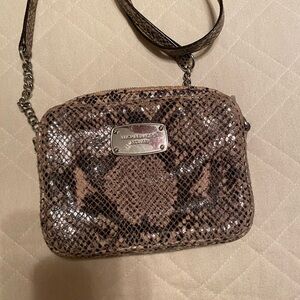 Michael Kors Snakeskin Crossbody Bag
